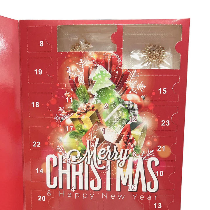 Guld- og sølvsmykke-adventskalender – Livia