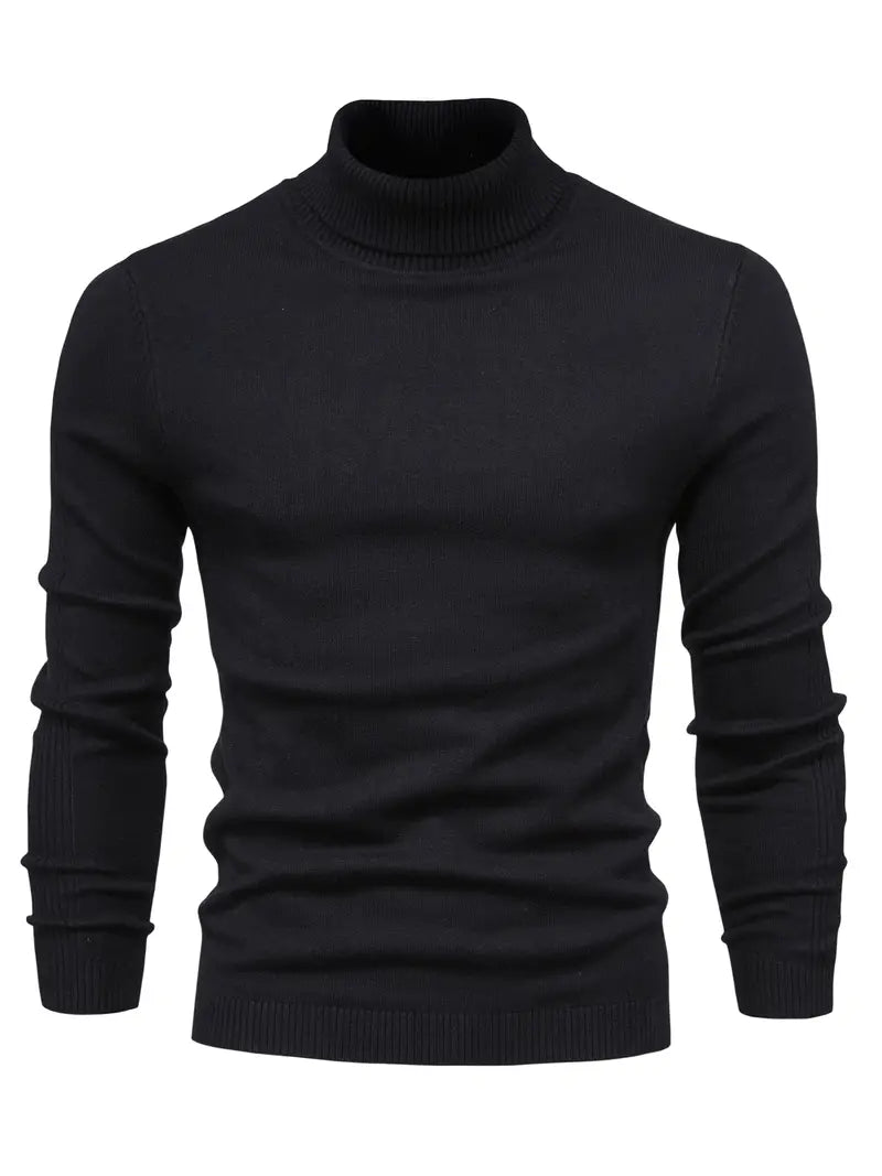 Trendy herre rullekravepullover - Lars
