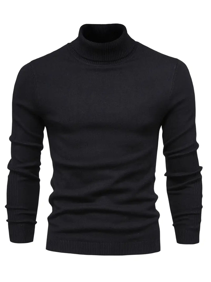 Trendy herre rullekravepullover - Lars