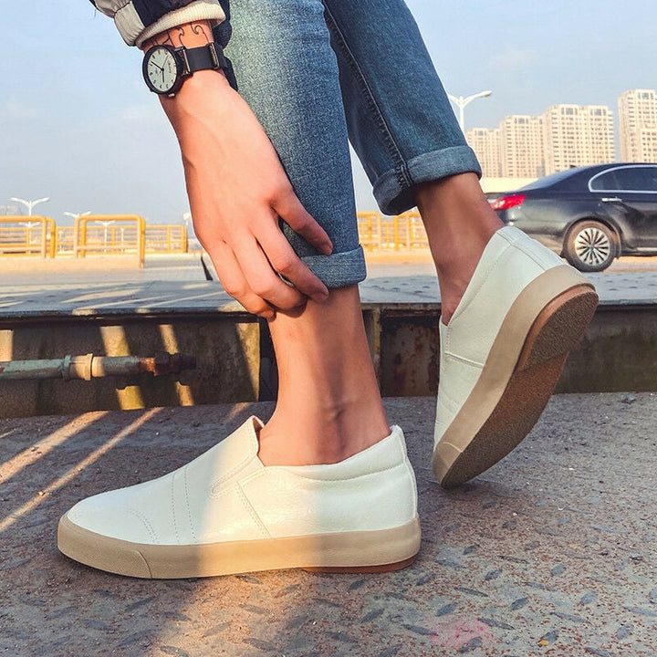 Herre slip-on skinnsneaker – Jonas