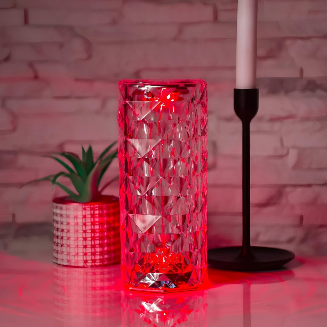 Lámpara de mesa Kristall con control táctil - Aurora