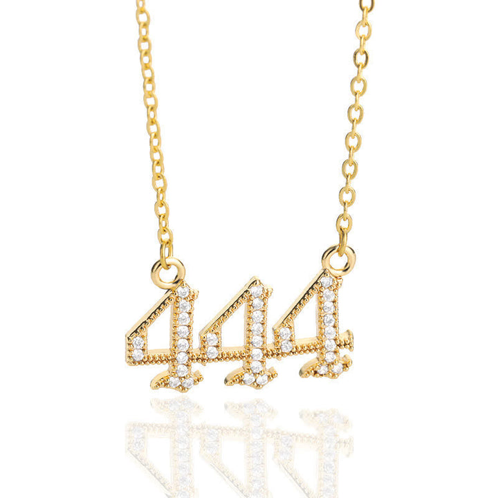 Zirconia Angel Numbers Necklace – Seraphina