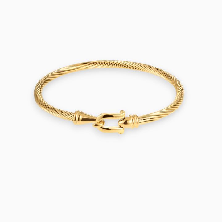 Coil bracelet with holiday flair – Eliana
