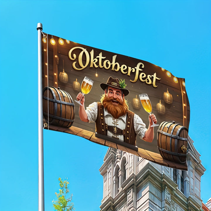 Oktoberfest-haveflag – BierFest-mand Oktoberfest 2026