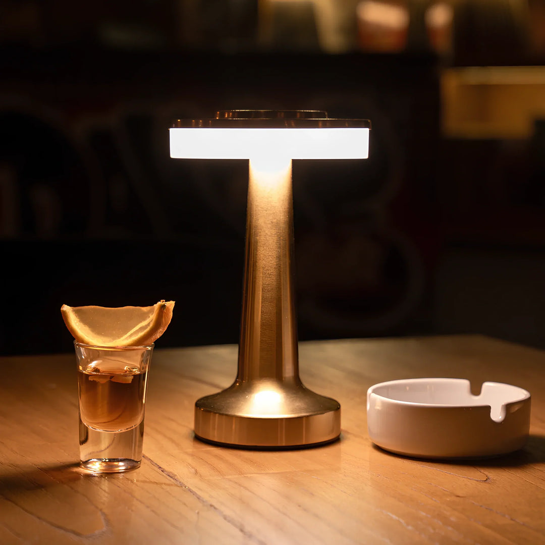 Lámpara de mesa retro inalámbrica - LumiBar