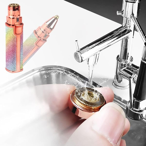2-in-1 Reusable Facial & Eyebrow Epilator – Silvara