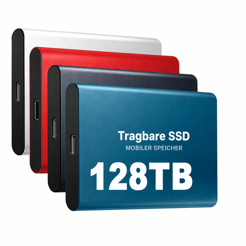 External SSD 128 TB Compact and Fast Portable Drive 1