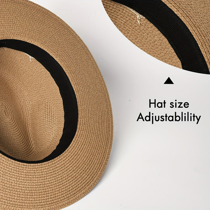 Trendiger Sonnenhut mit breiter Krempe für Damen & Herren – SunShield Panama