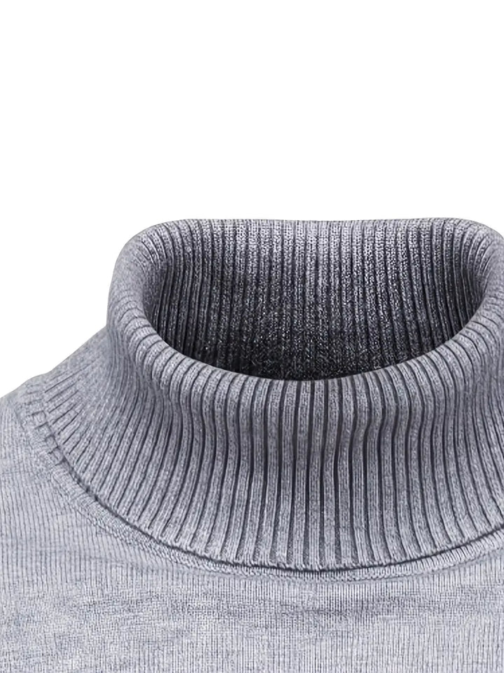 Trendy herre rullekravepullover - Lars
