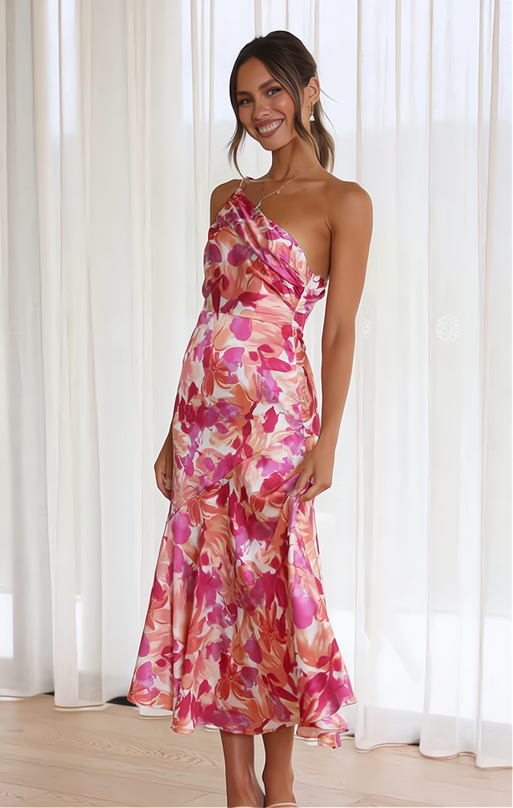 Stilfuld sommerkjole med blomsterprint - Zoë