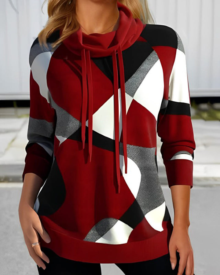 Pullover with High Collar – Lorina