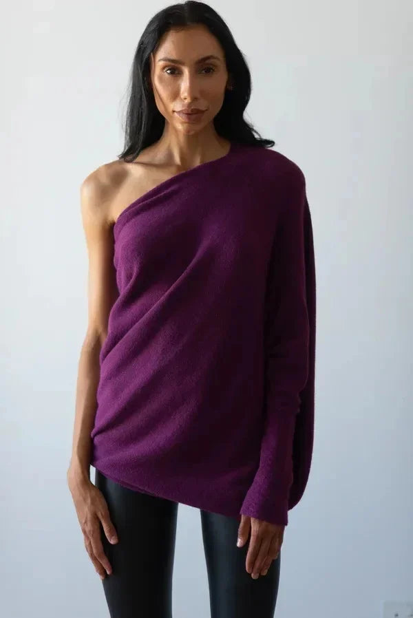 Jersey asimétrico extragrande para mujer – Sophia