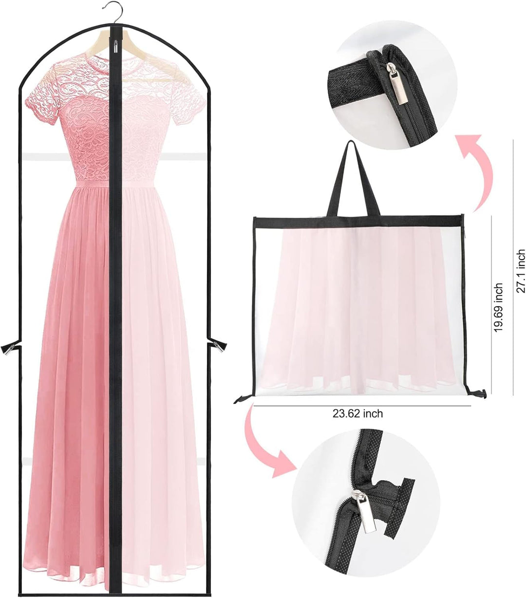 Extra-long Dress & Evening Gown Garment Bag – 180 cm Protective Covers with Handles (Buy 1, Get 1 FREE)