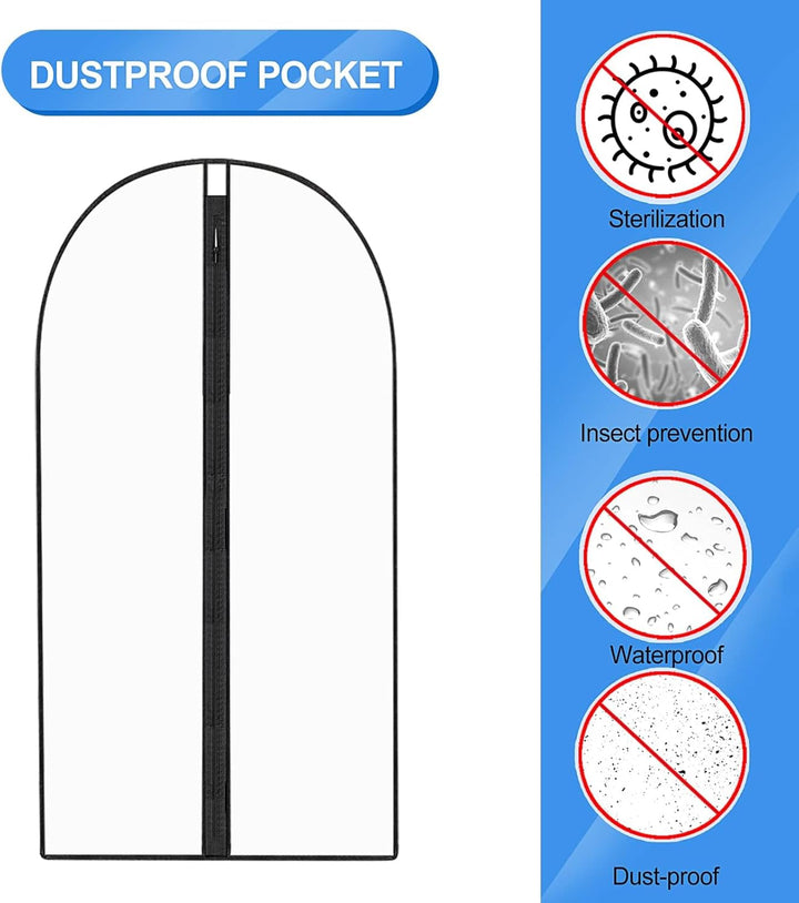 Extra-long Dress & Evening Gown Garment Bag – 180 cm Protective Covers with Handles (Buy 1, Get 1 FREE)