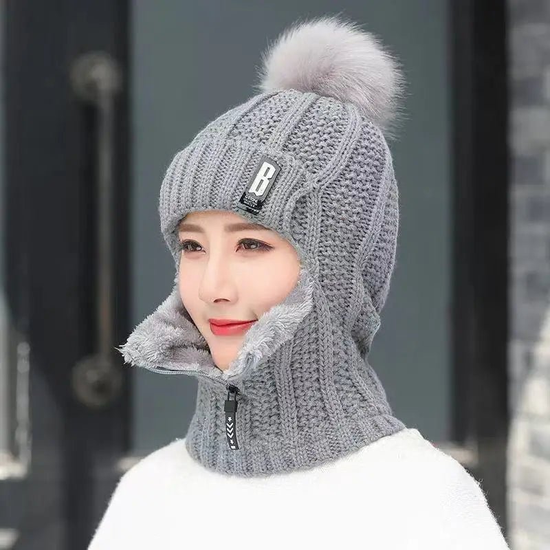 Knitted Women's Balaclava - Amara