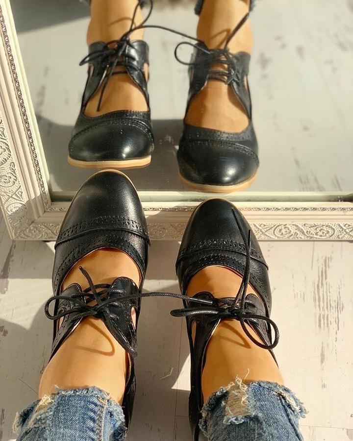 Orthopedic Vintage Shoes - Lucia