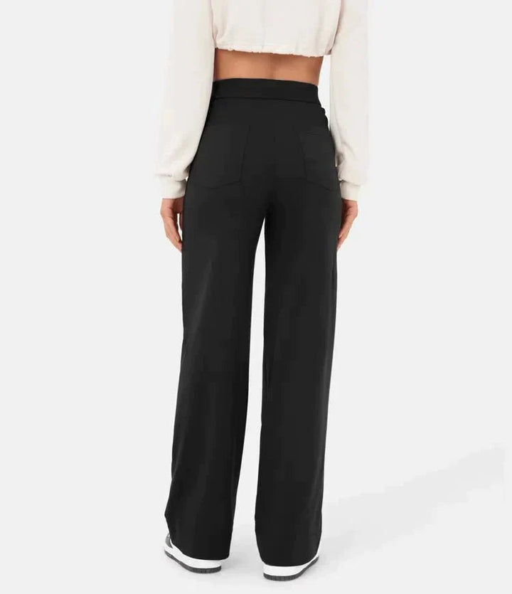 Elastische Hohe Taille Damenhose - Isabeau
