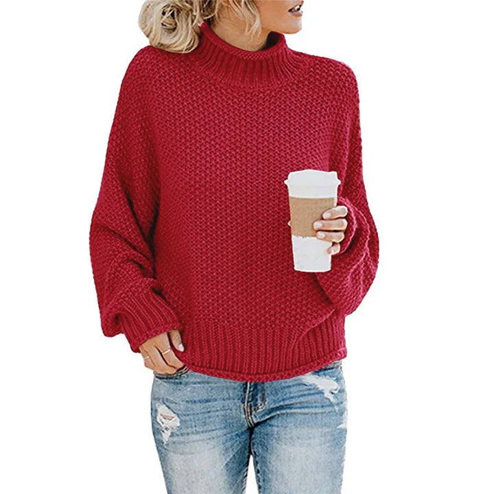 Luxe Suéter de Cuello Alto para Mujer - Emma