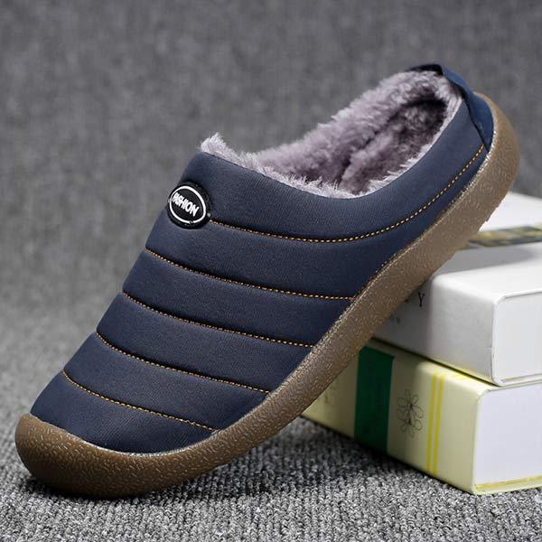 Warm Padded Men's Slippers - Lars