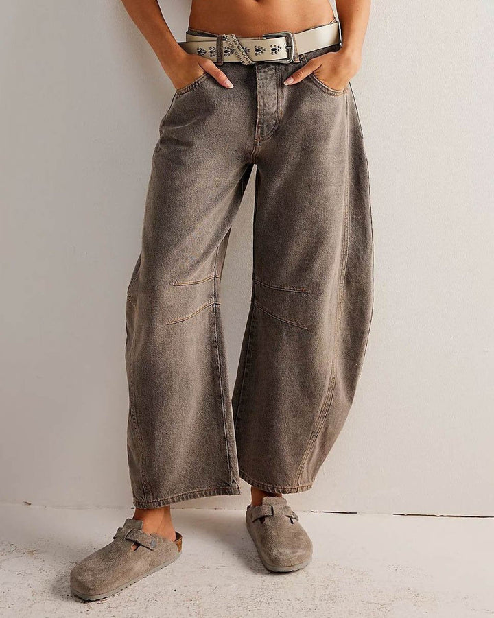 Women's Barrel-Cut Jeans – Maribel Autumn Edition