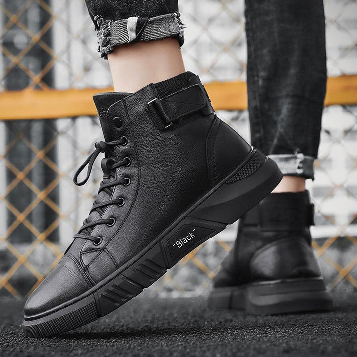 Robust Black Men's Shoes - Maxwell