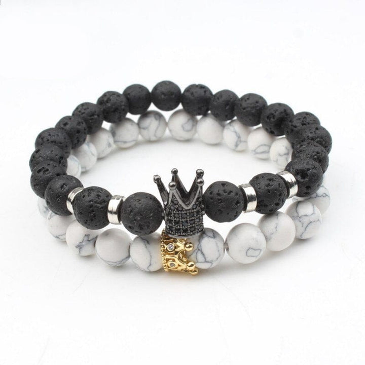 King & Queen partnerarmbånd-sett – Calix