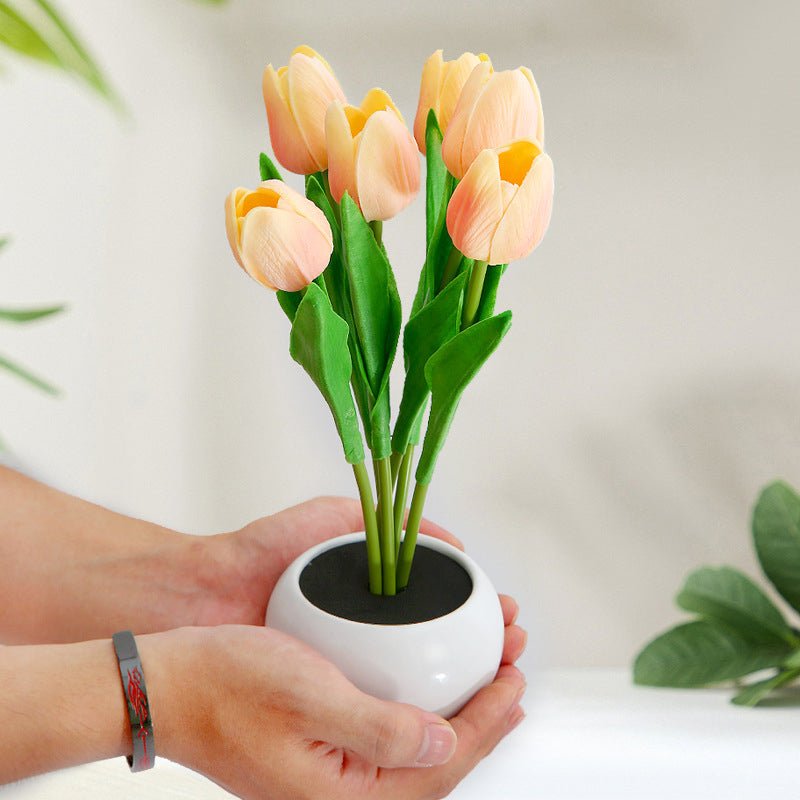 Lámpara de mesa decorativa LED Tulipán – Florima