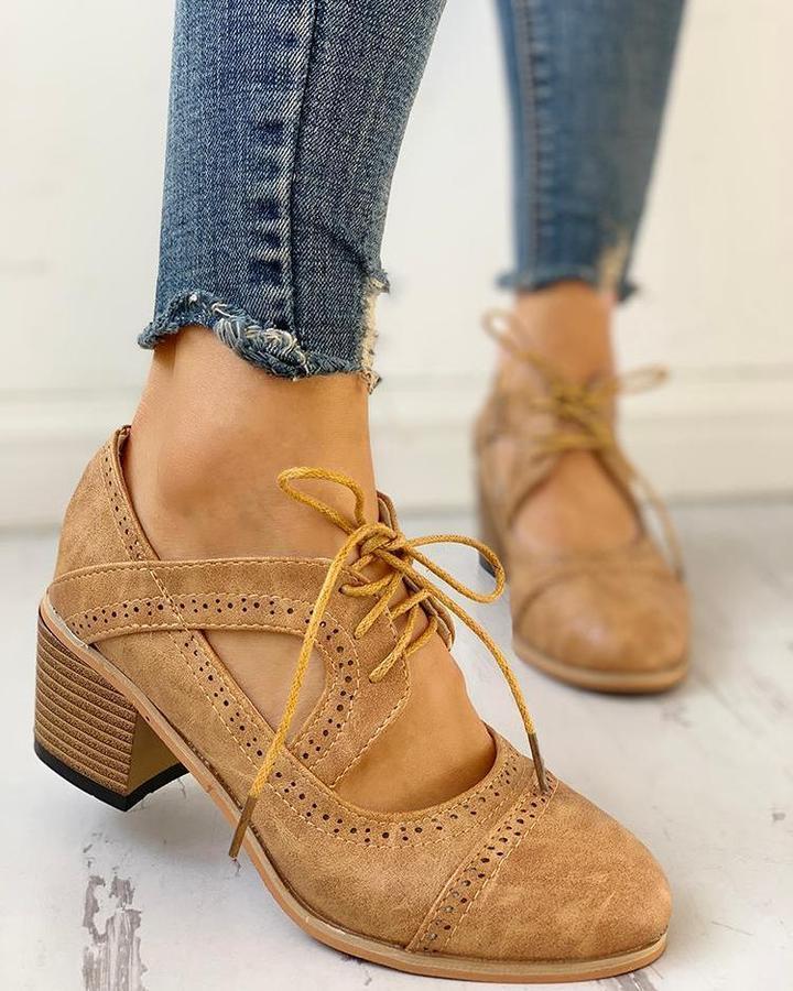 Orthopedic Vintage Shoes - Lucia
