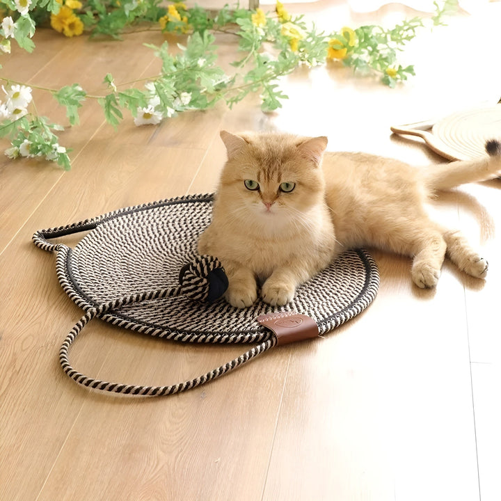 Katteskrabemåtte i bomuldstov - ClawGuard