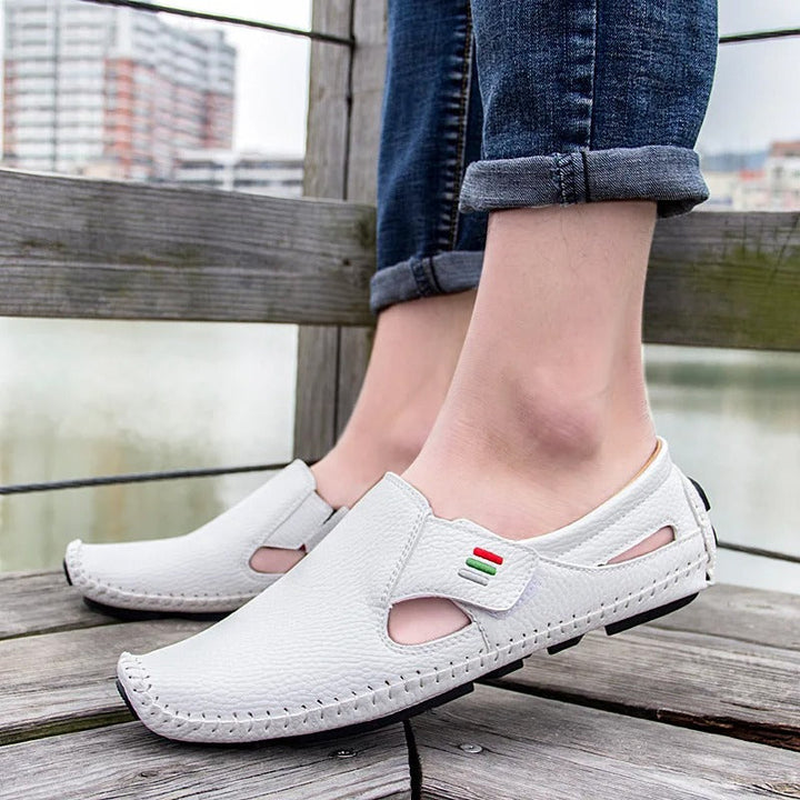 Behagelige slip-on fritidssko til herrer – Let og åndbar – Matteo