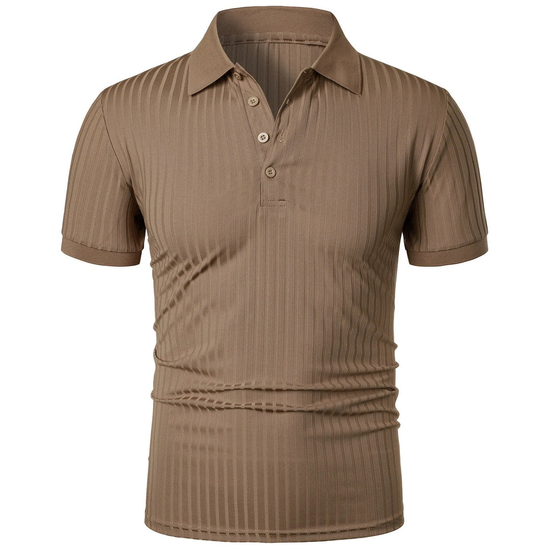 Comfortable & Stylish Breathable Men's Polo Shirt with Button Placket – Nevan