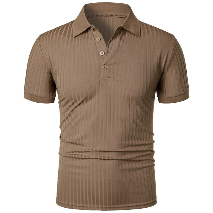 Comfortable & Stylish Breathable Men's Polo Shirt with Button Placket – Nevan