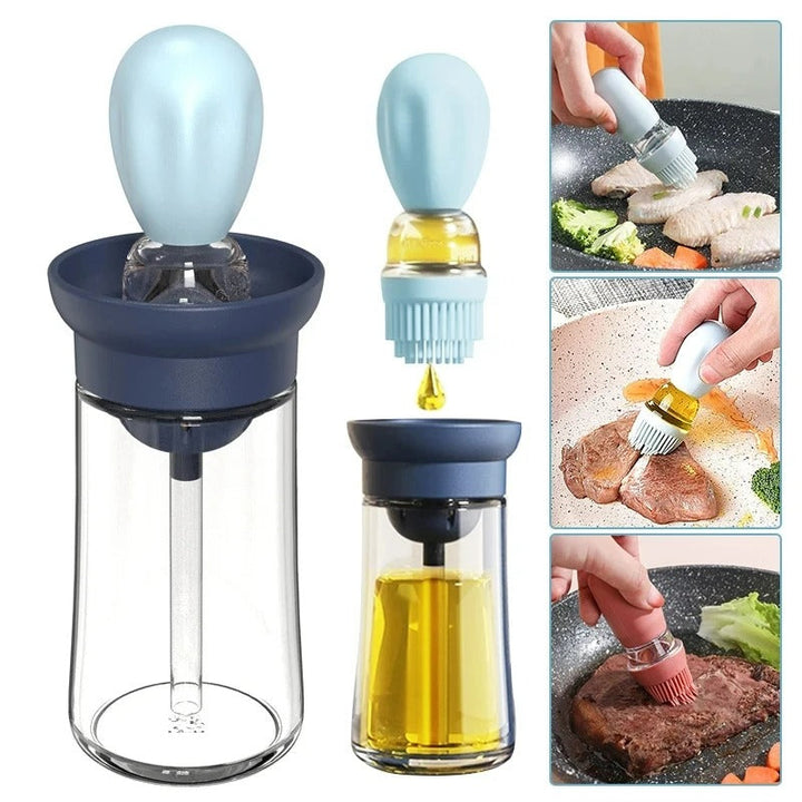 Silicone Oil Bottle with Brush Head - OilBuddy