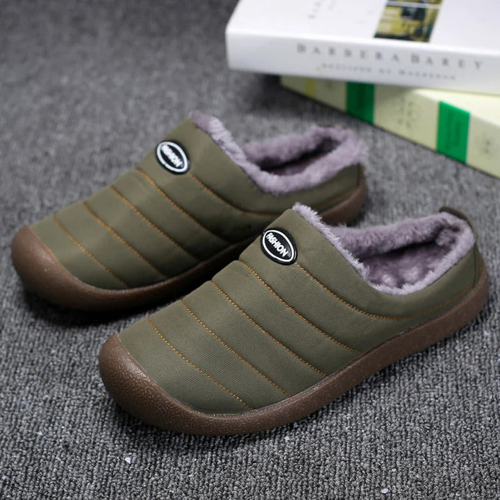 Warm Padded Men's Slippers - Lars
