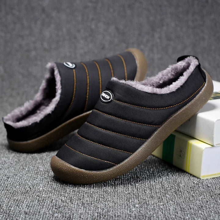 Warm Padded Men's Slippers - Lars