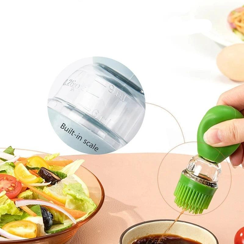 Silicone Oil Bottle with Brush Head - OilBuddy
