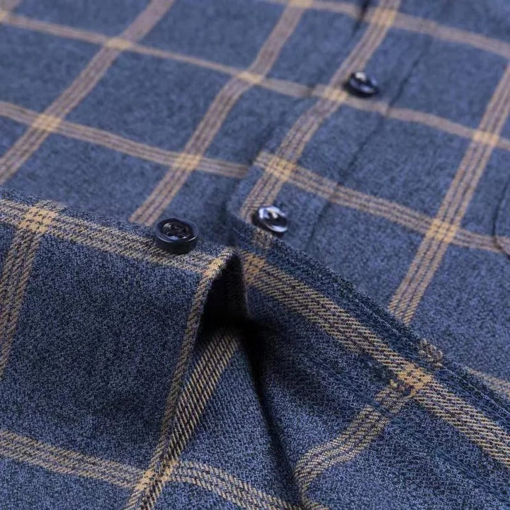 Checked Cotton Shirt - Victor