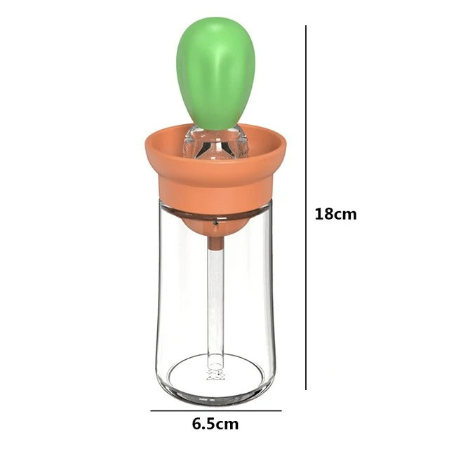 Silicone Oil Bottle with Brush Head - OilBuddy