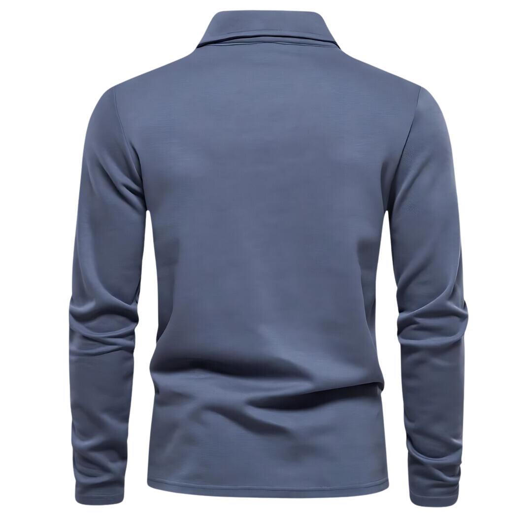 Men's Long Sleeve Polo - Vince