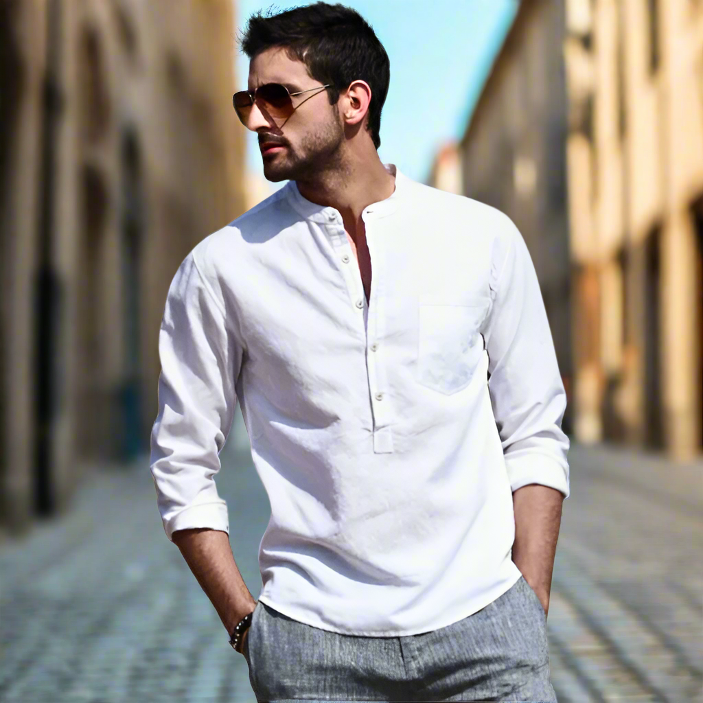 Breathable Linen Shirt for Men – Thiago