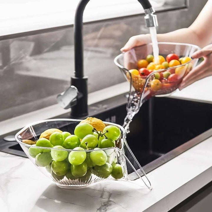 Detachable Wash & Drip Basket – DrainEase
