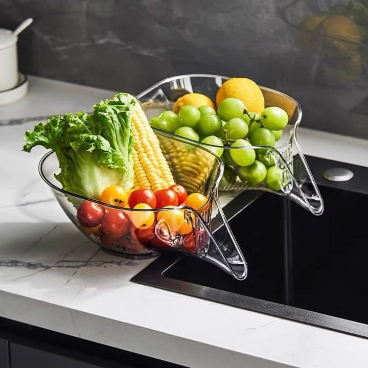 Detachable Wash & Drip Basket – DrainEase