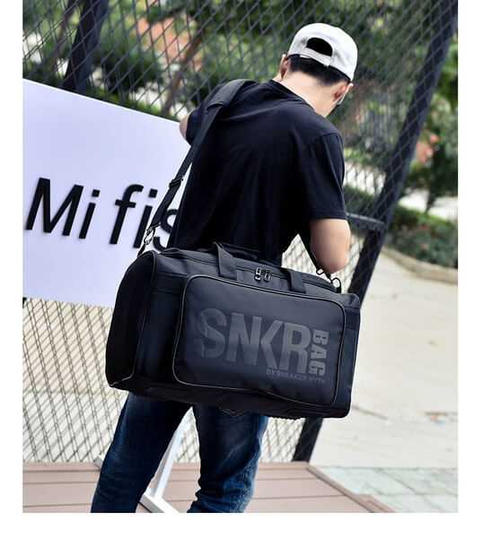 Bolsa de viaje impermeable con múltiples compartimentos para zapatillas y equipo