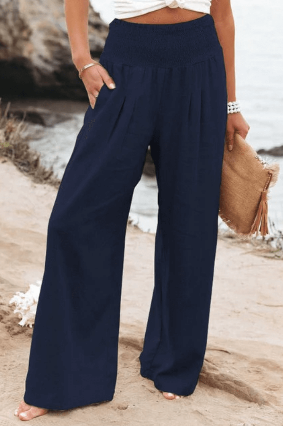 Elegante Palazzo Hose mit Boho-Flair – Yasmin
