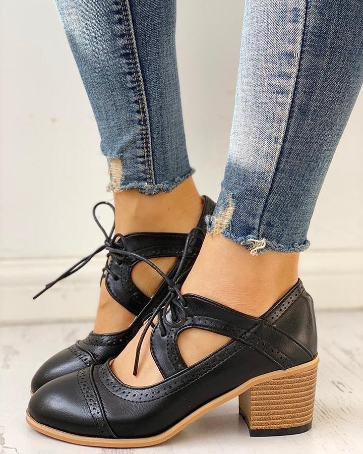 Orthopedic Vintage Shoes - Lucia