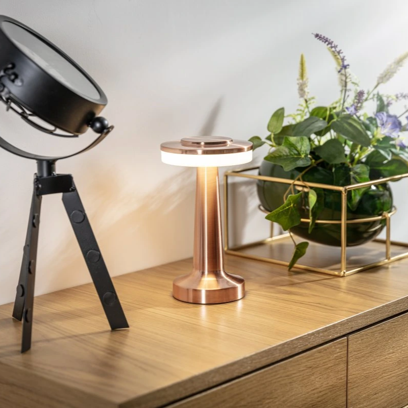 Lámpara de mesa retro inalámbrica - LumiBar