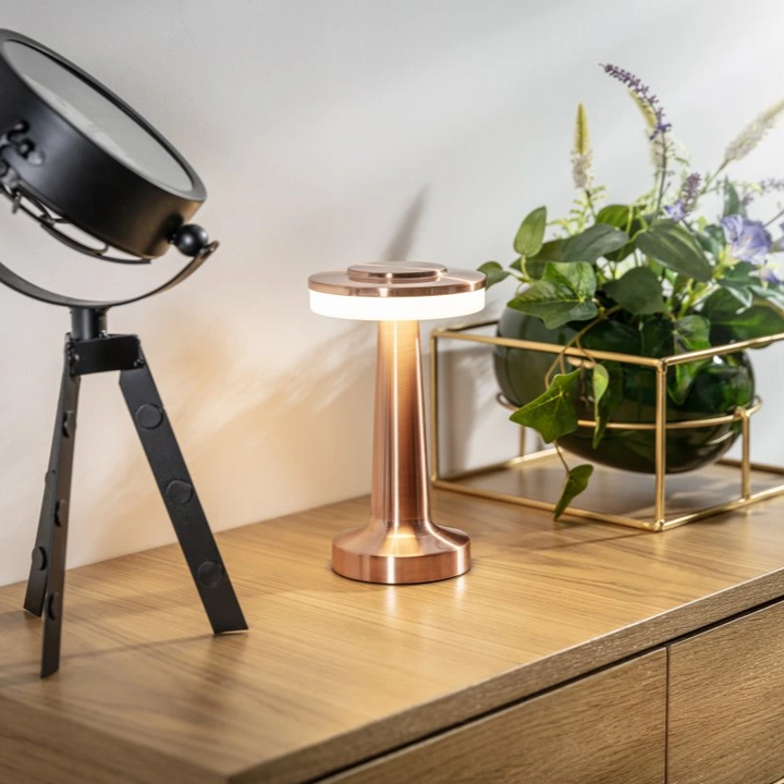 Lámpara de mesa retro inalámbrica - LumiBar