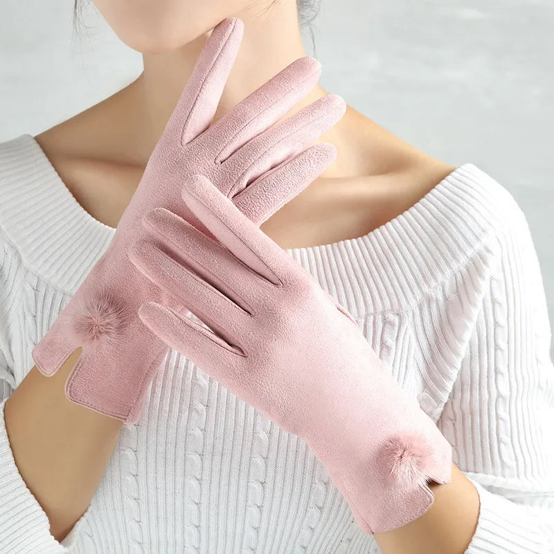 Stylish Autumn and Winter Gloves for Women - Amelia