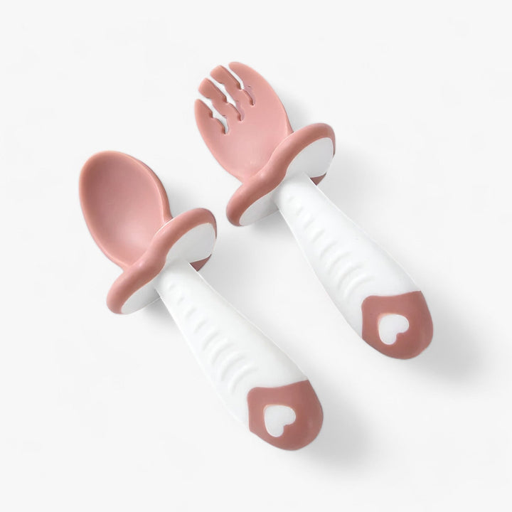 Silikon-bestikksett for småbarn – MiniMeal