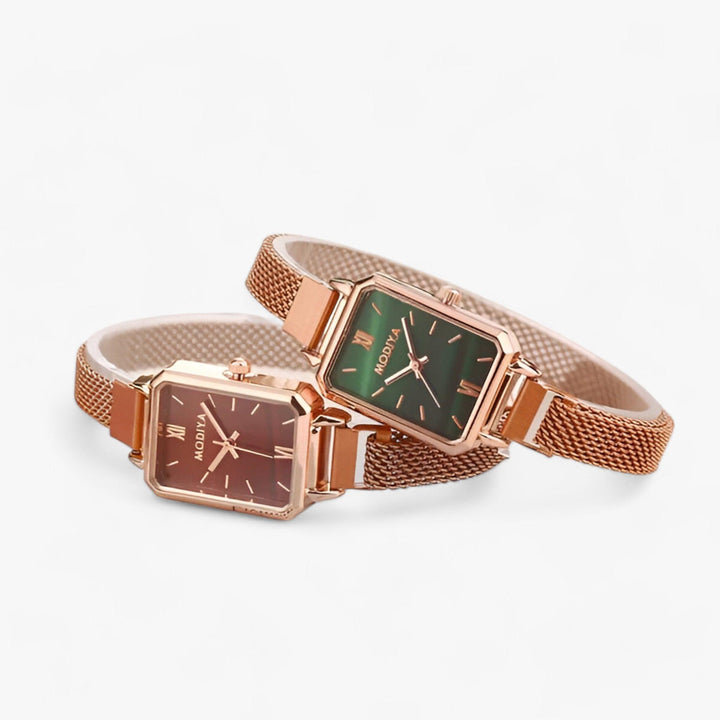 Stylish Square Watch with Magnetic Strap – Selena